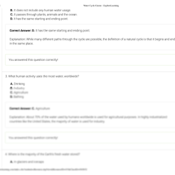 Water cycle gizmo answer key